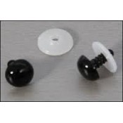 15 mm ogen zwart 